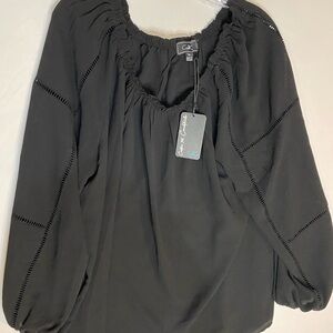 Chic Black Blouse by C.C